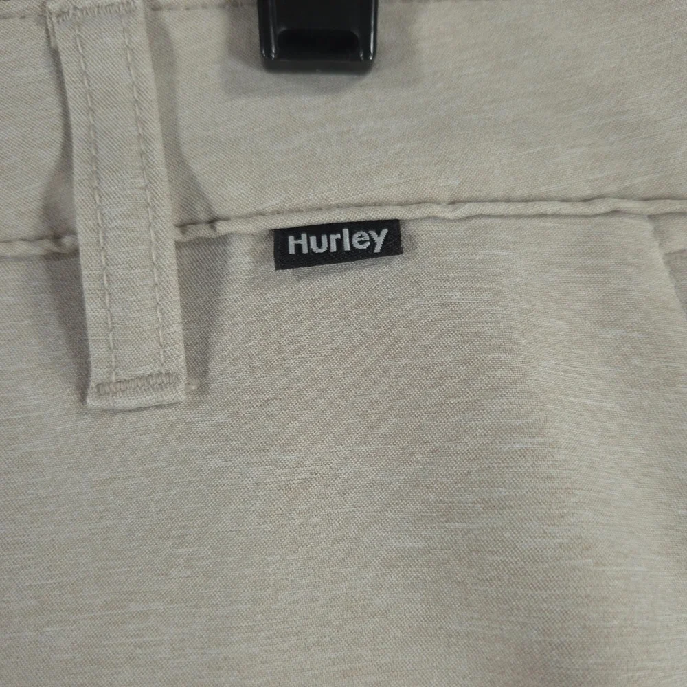 Hurley Men's 38 Beige Hybrid Spacedye Chino Walk Shorts HMS24-08577